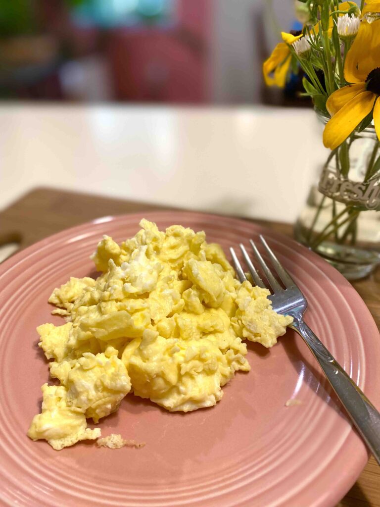 scrambled eggs