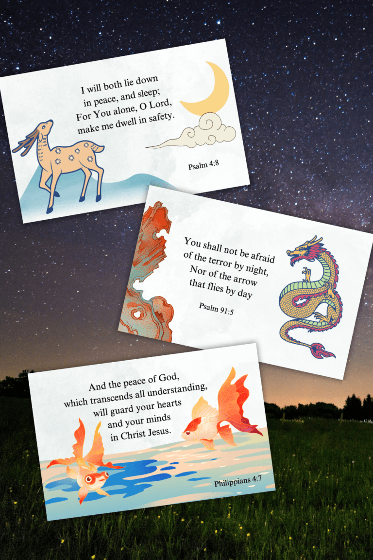 bedtime Scriptures for kids with nightmares