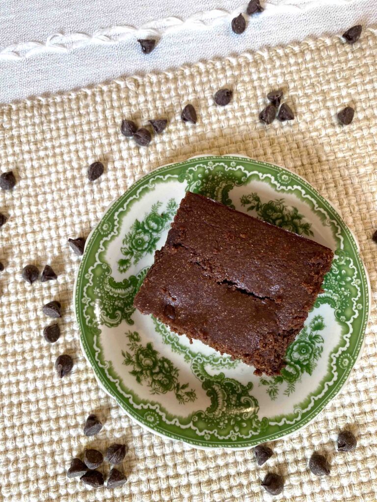 fresh milled sourdough brownie
