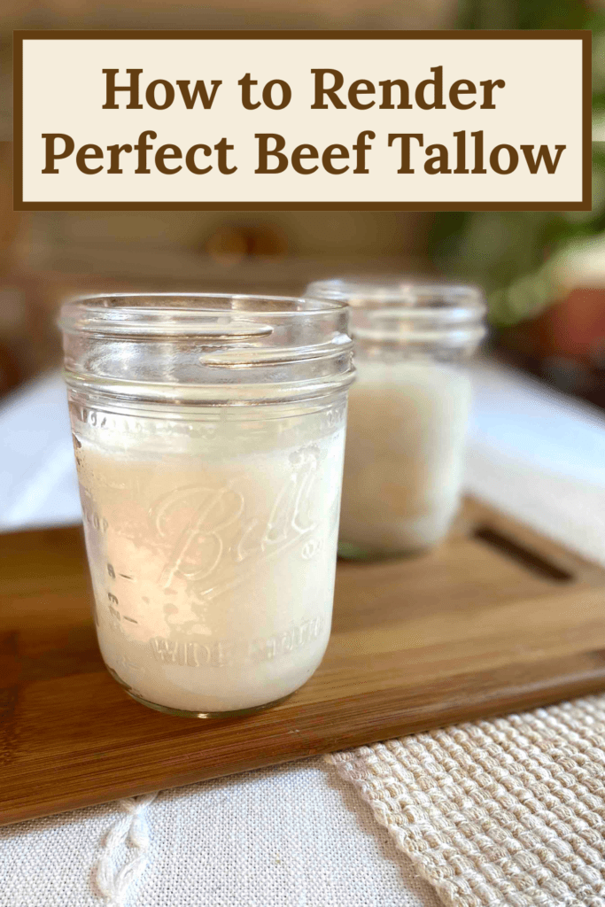 perfectly rendered beef tallow