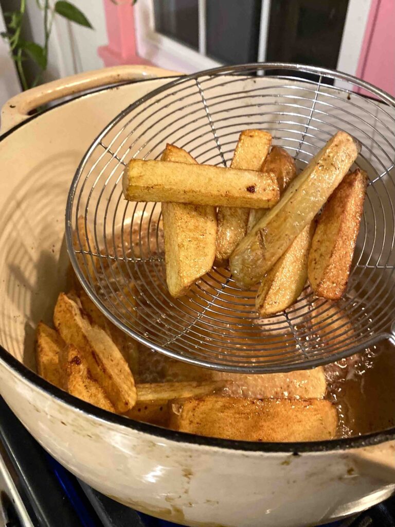 frying beef tallow french fries
