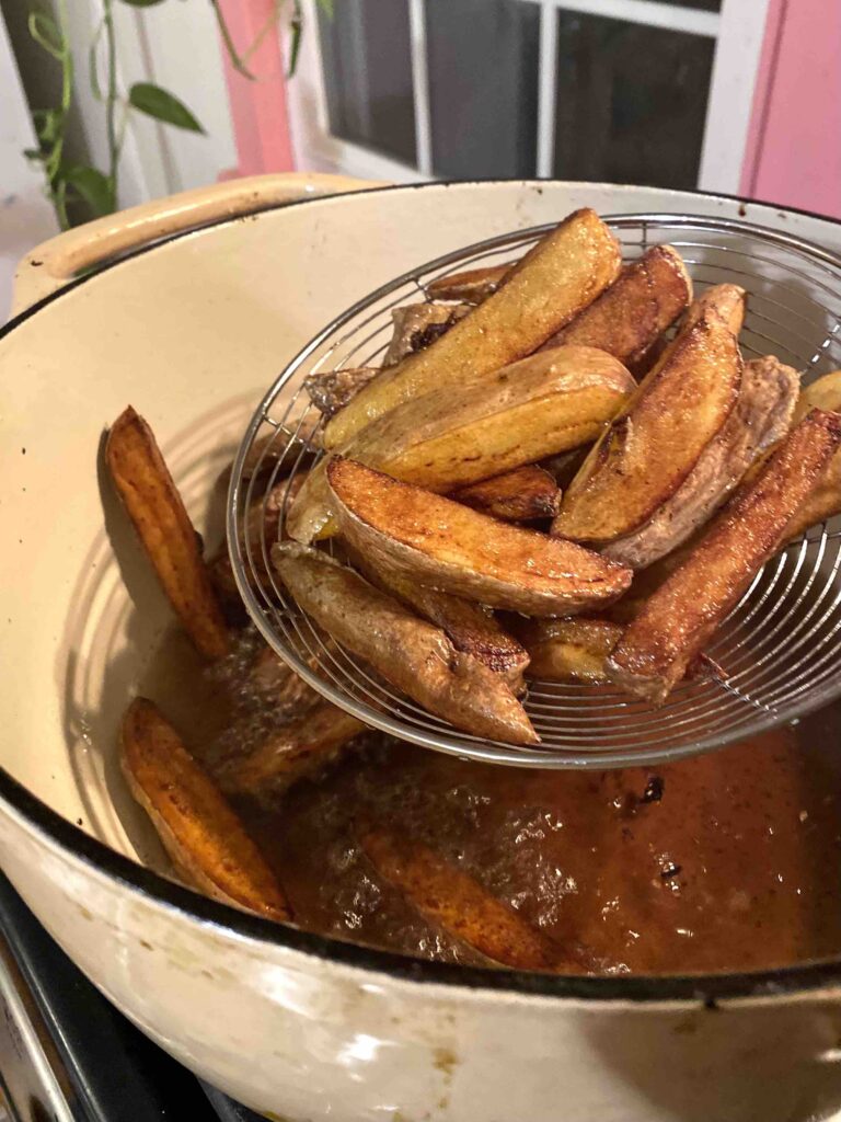frying beef tallow french fries